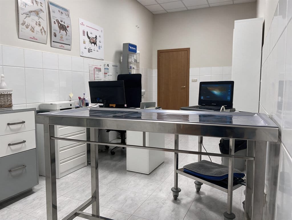 Sala de consulta del equipo veterinario de Tecsagés