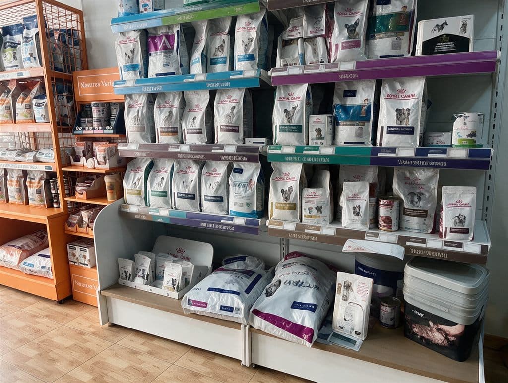 Expositor de dietas veterinarias de Tecsagés